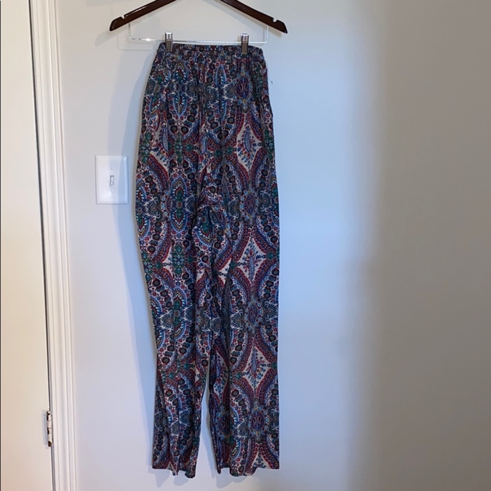 Wide leg drawstring pocket pants size 1x
